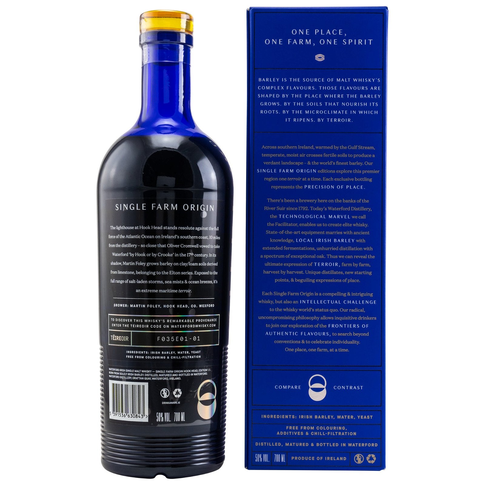  Waterford - Hook Head Edition 1.1 Single Farm Origins Irish Single Malt Whisky