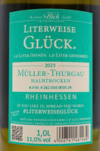  Weinhaus Flick - MÜLLER THRUGAU Halbtrocken Literweise Glück