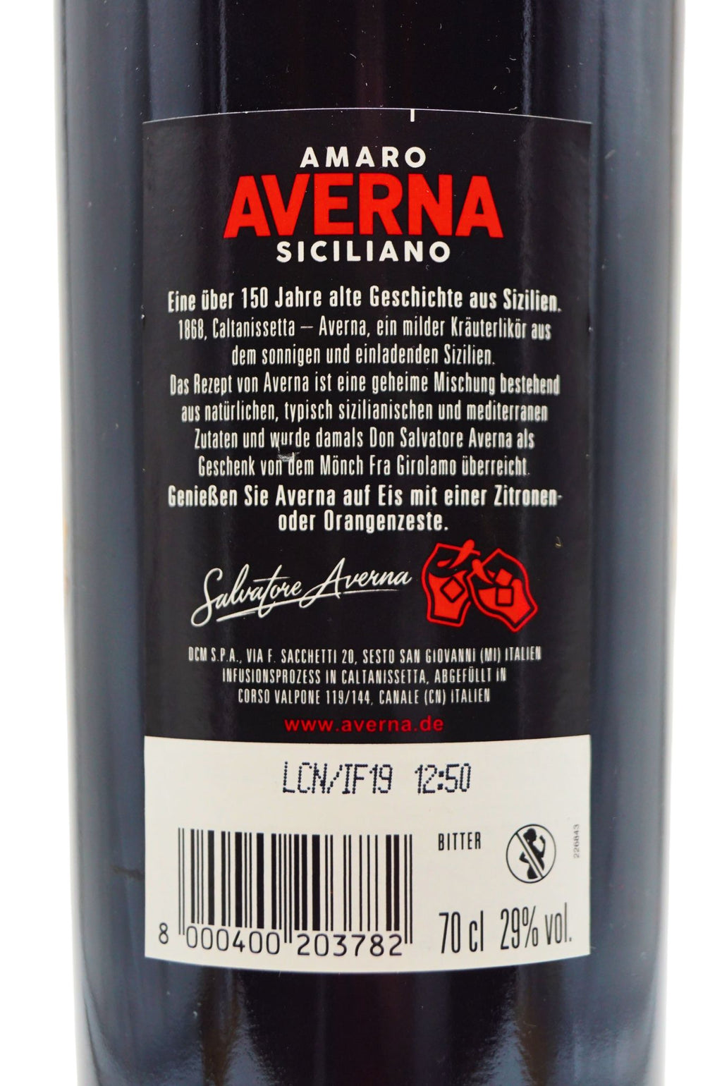  Averna - Amaro Siciliano Kräuterlikör
