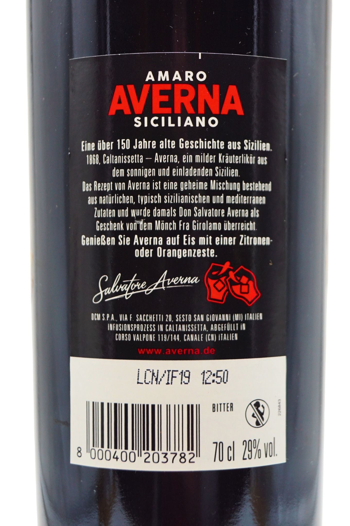  Averna - Amaro Siciliano Kräuterlikör