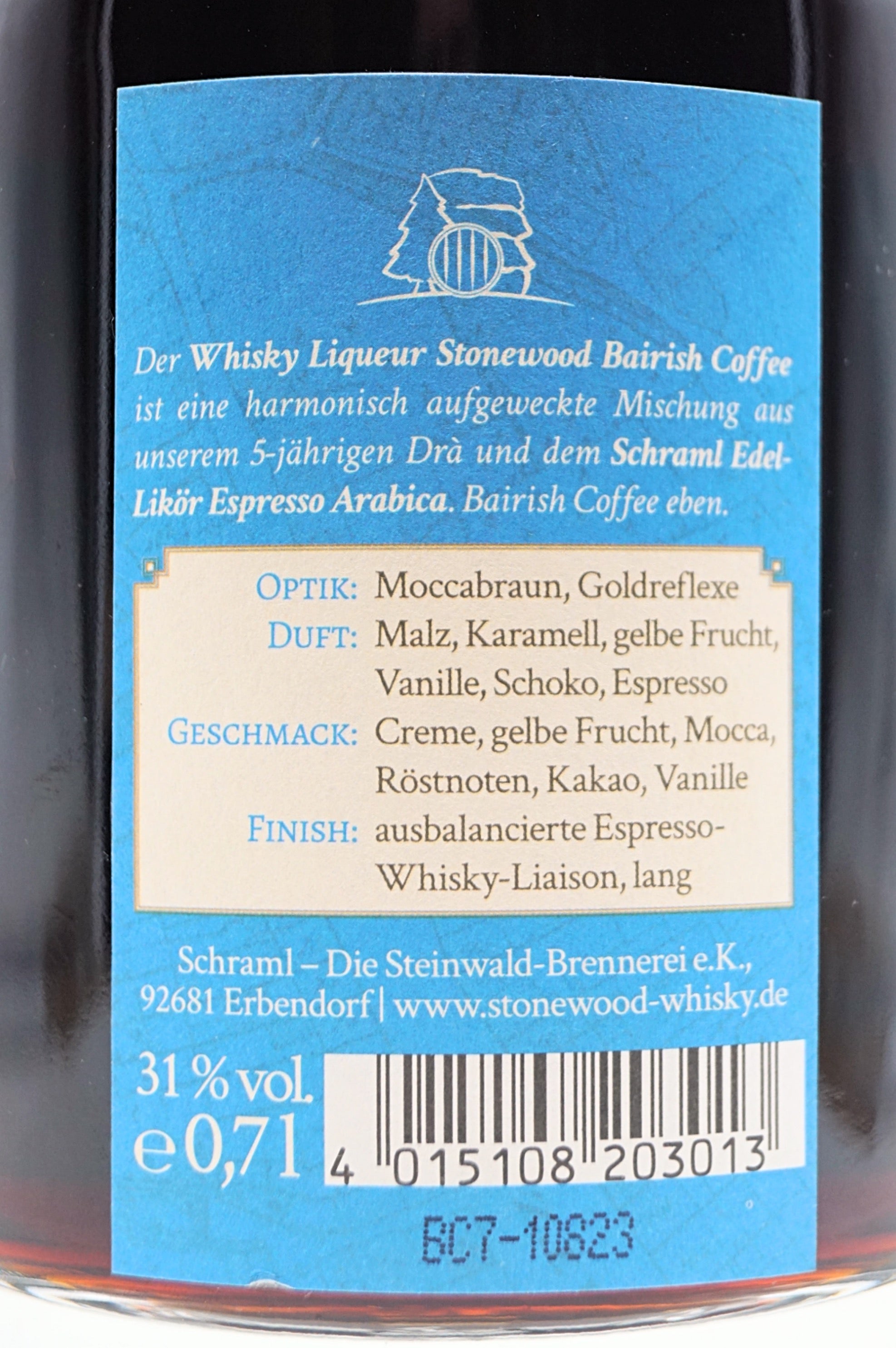  Schraml - Stonewood Bairish Coffee Whisky Likör