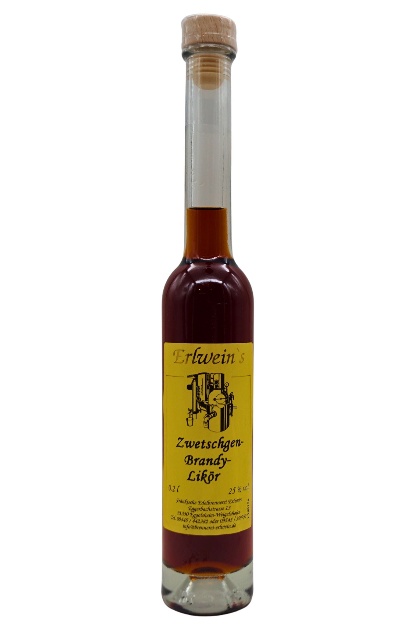  Fränkische Edelbrennerei Erlwein - Zwetschgen-Brandy-Likör