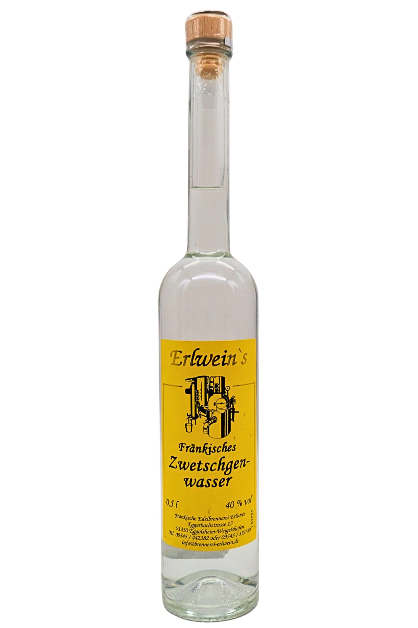  Fränkische Edelbrennerei Erlwein - Fränkisches Zwetschgenwasser