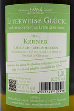  Weinhaus Flick - KERNER Lieblich Literweise Glück