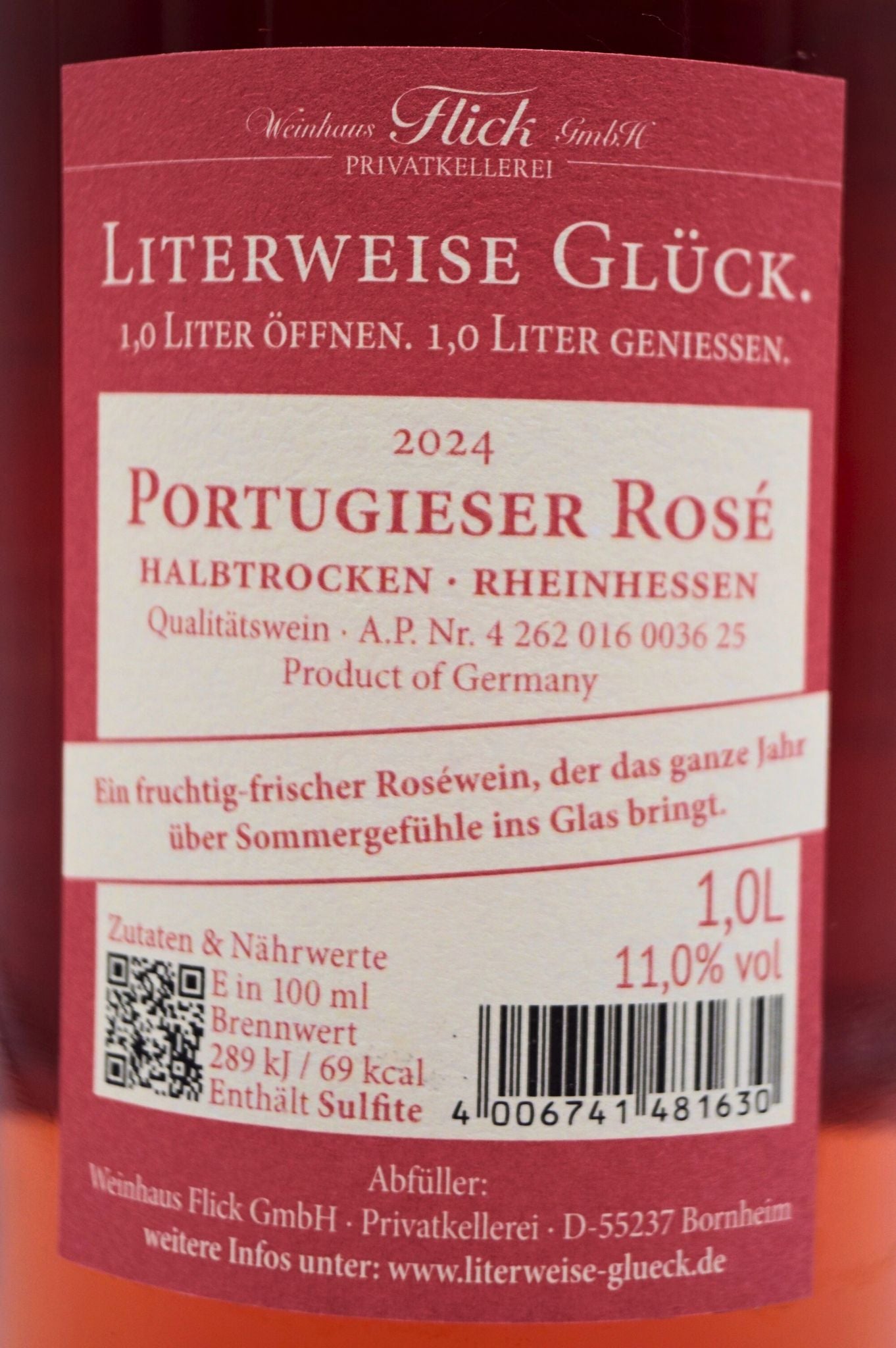  Weinhaus Flick - PORTUGIESER ROSÈ Literweise Glück