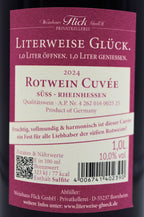  Weinhaus Flick - ROTWEIN CUVÉE Süss Literweise Glück 2024