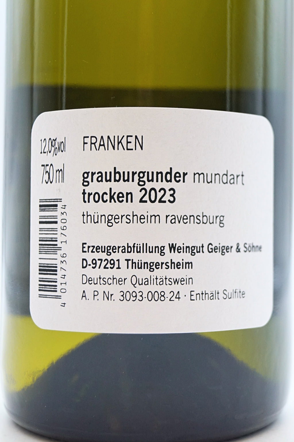  Geiger & Söhne - Grauburgunder Mundart Trocken 2023