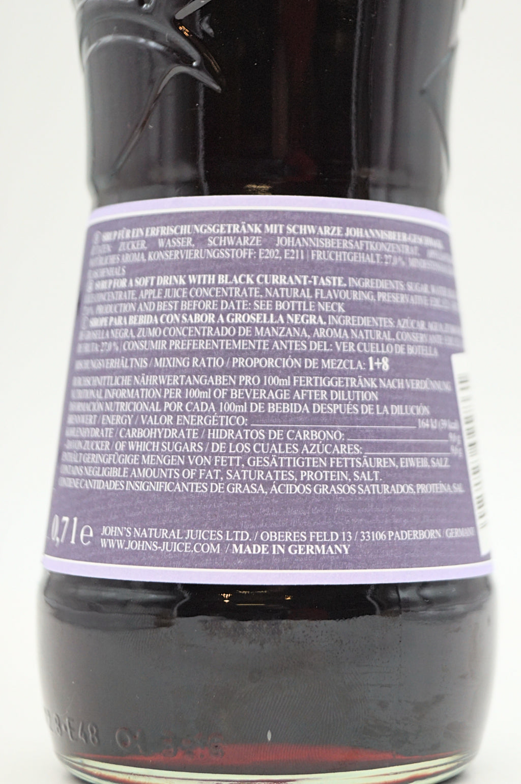  Johns - Cassis Sirup