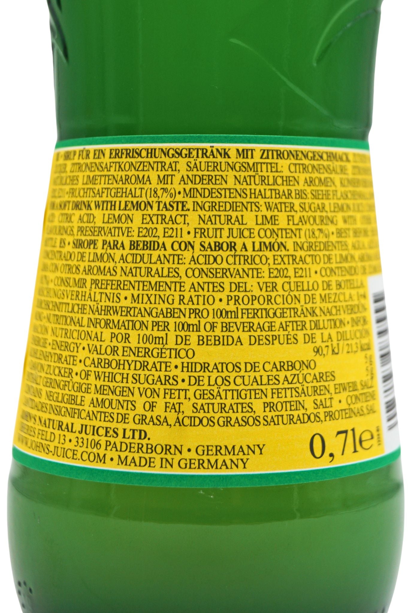  Johns - Sweet & Sour Sirup
