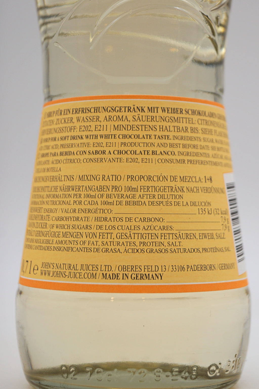  Johns - Weiße Schokolade Sirup