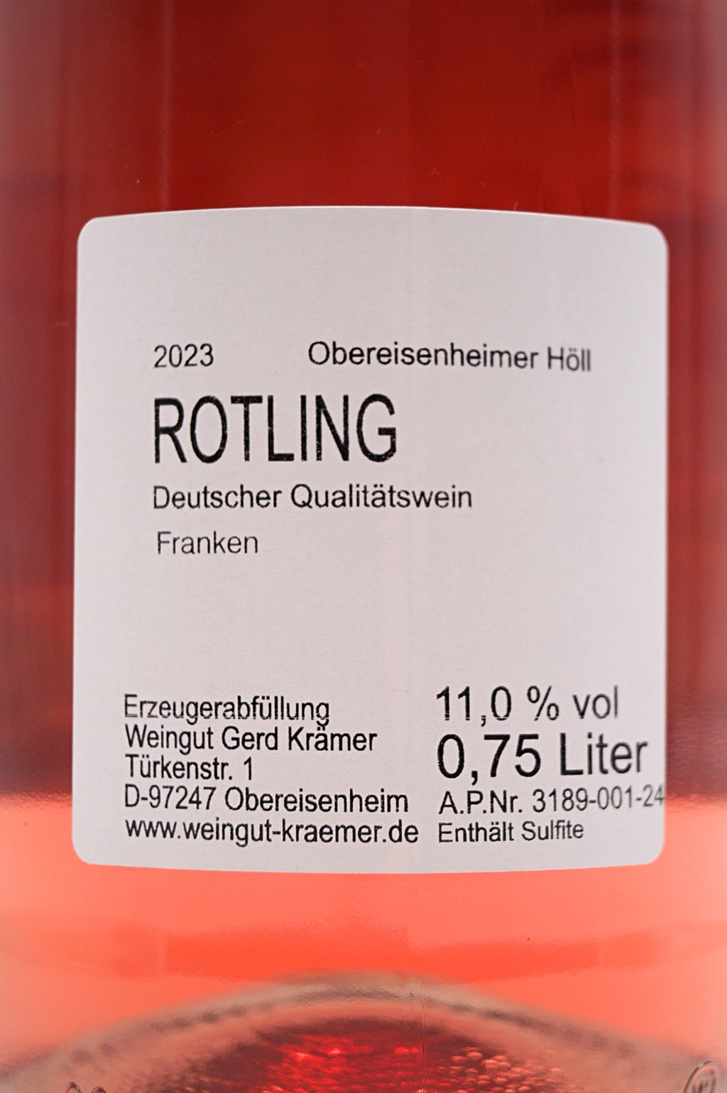  Weingut Krämer - ROTLING Happiness 2023