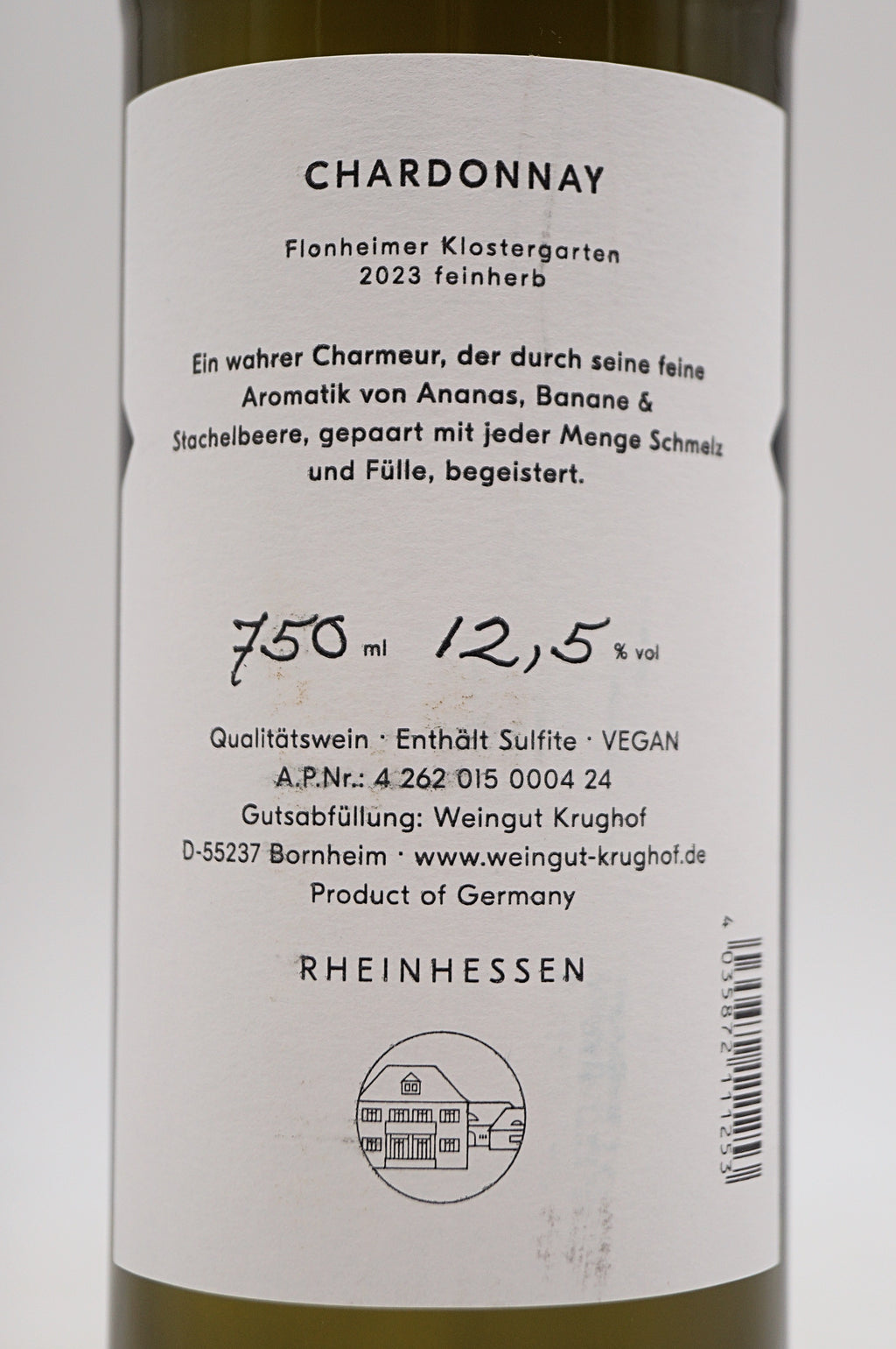  Weingut Krughof - Chardonnay Feinherb 2023