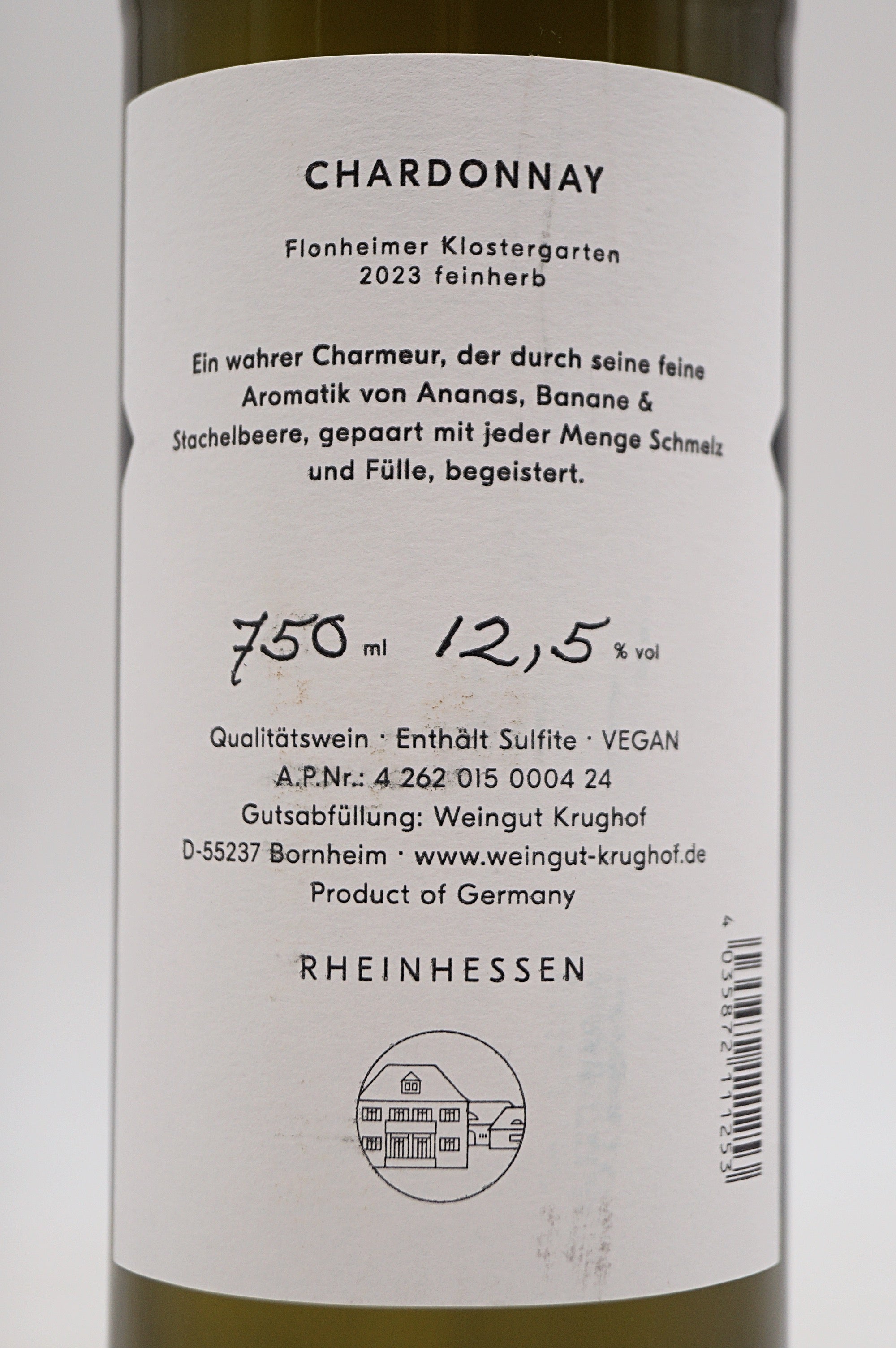  Weingut Krughof - Chardonnay Feinherb 2023