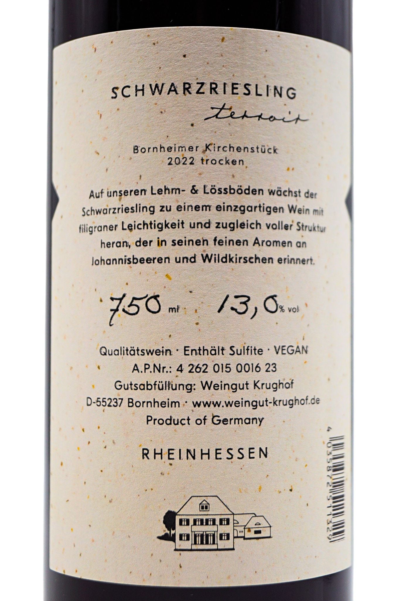  Weingut Krughof - SCHWARZRIESLING Trocken 2022