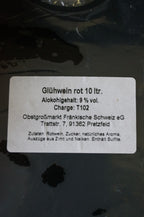  Kelterei Pretzfeld - Glühwein Rot Bag In Box 2 X 10 Liter