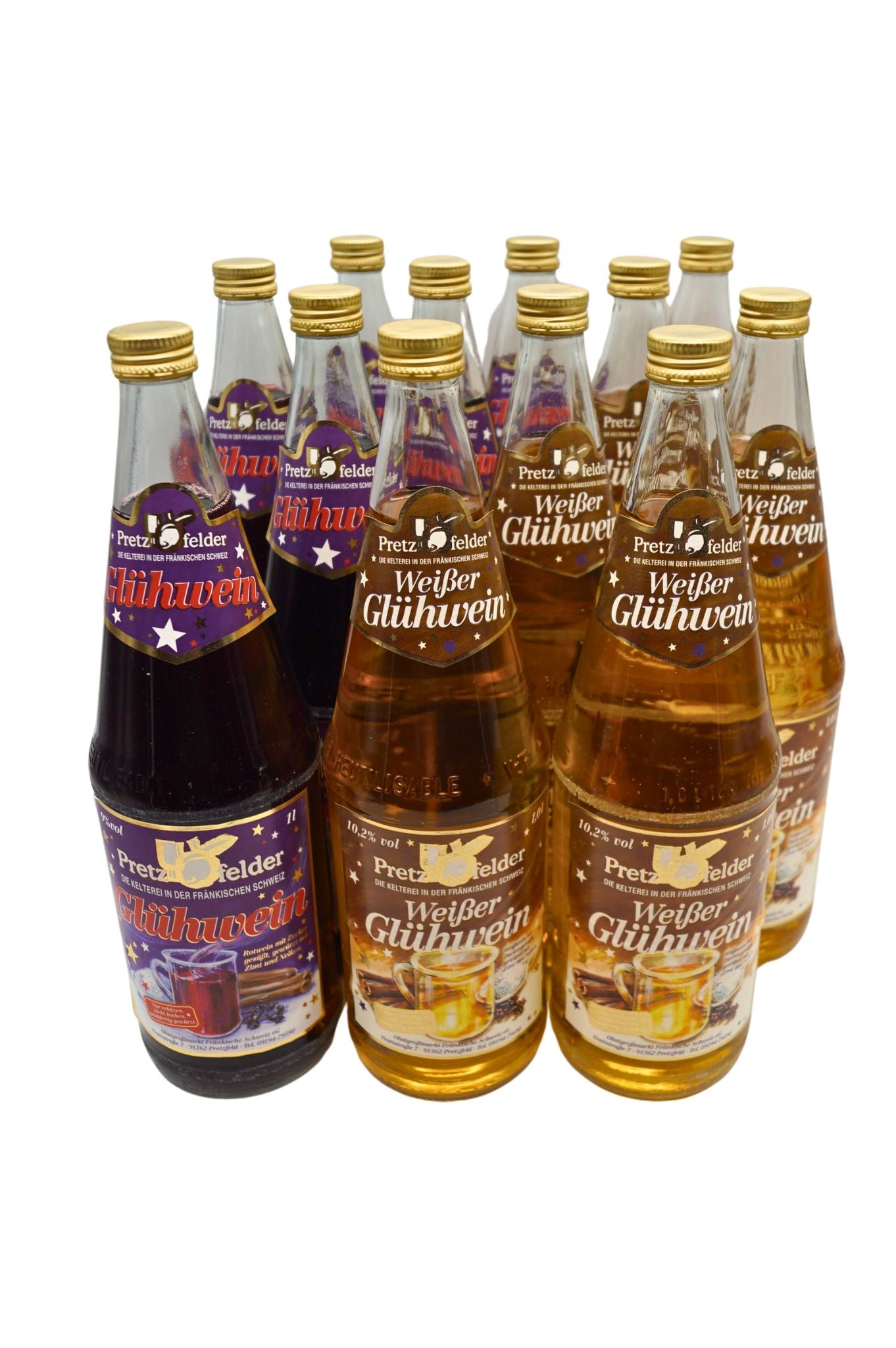  Kelterei Pretzfeld - Mix Glühwein 6 X Rot + 6 X Weiß