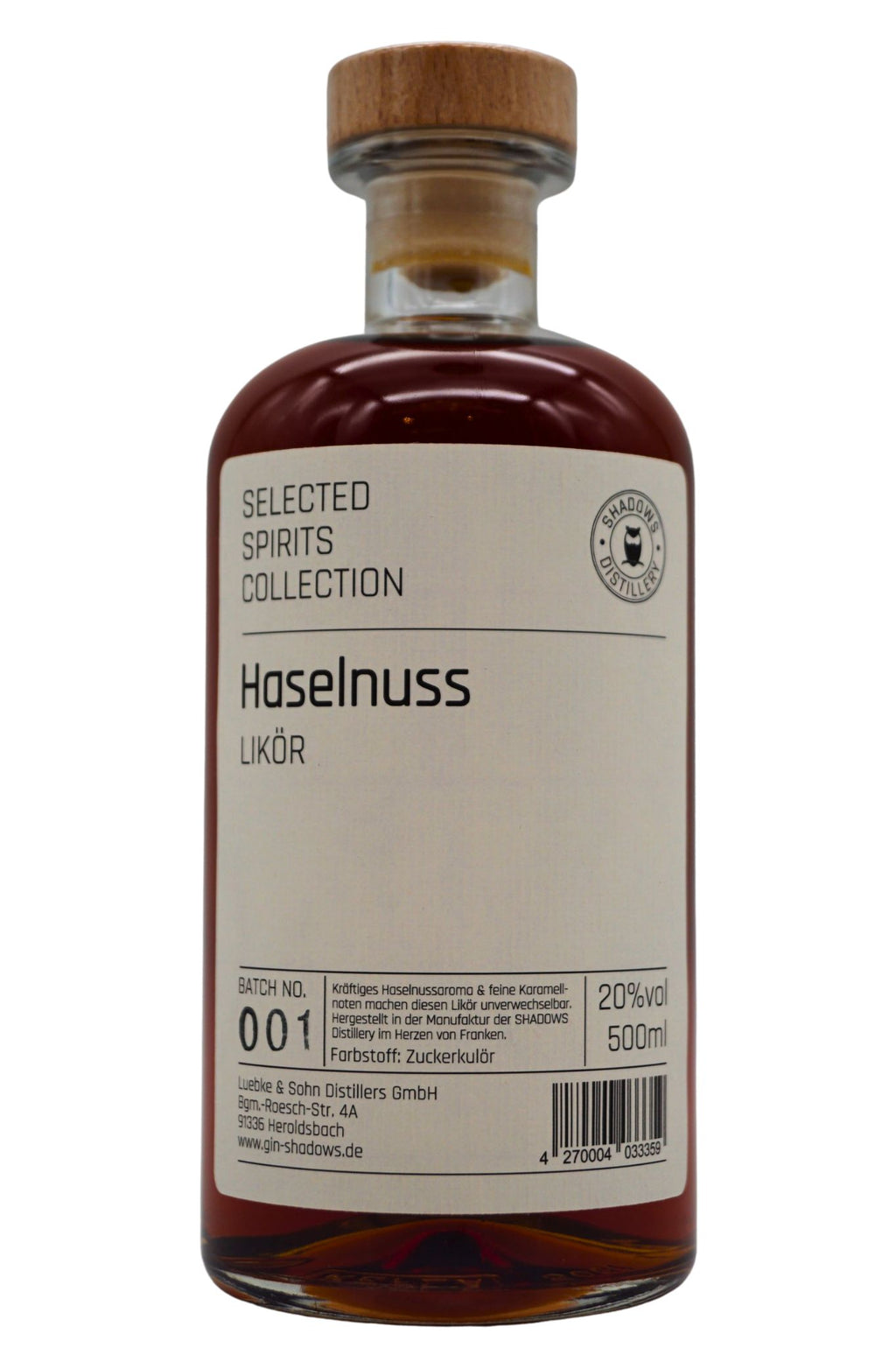  Shadows - Haselnuss Likör