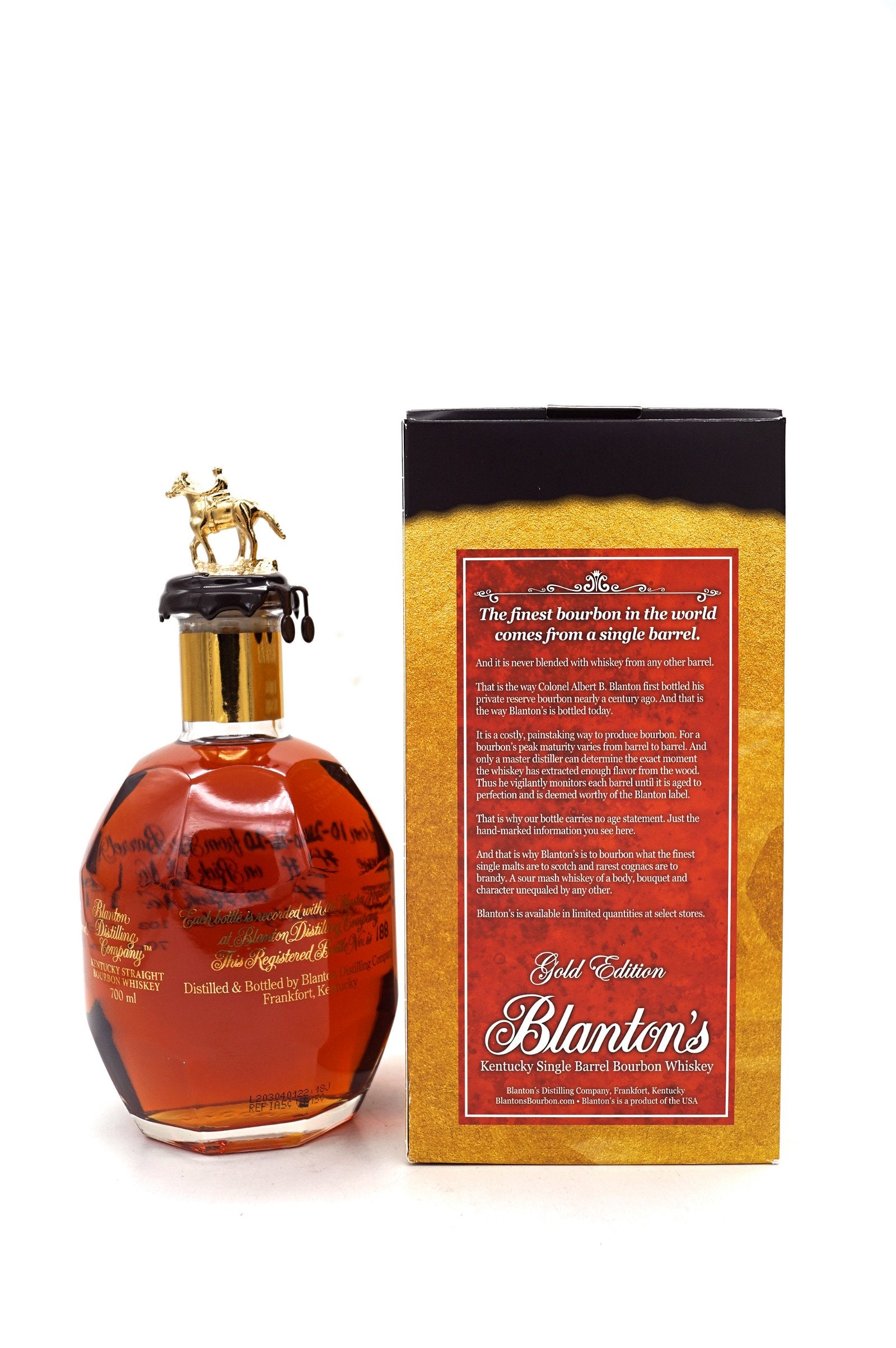  Blantons - Gold Edition The Original Single Barrel Bourbon Whiskey