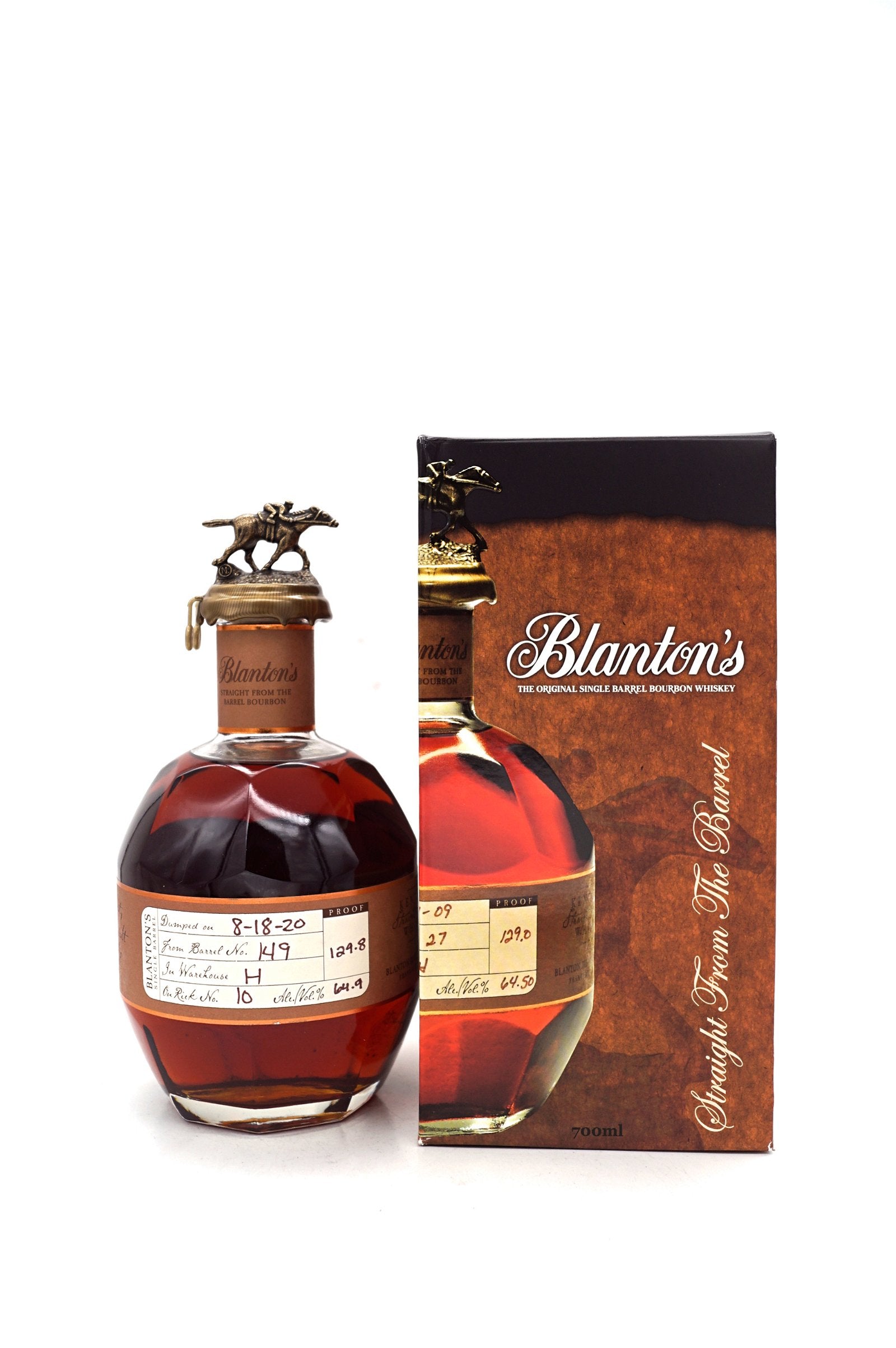  Blantons - Straight From The Barrel Kentucky Single Barrel Bourbon Whiskey