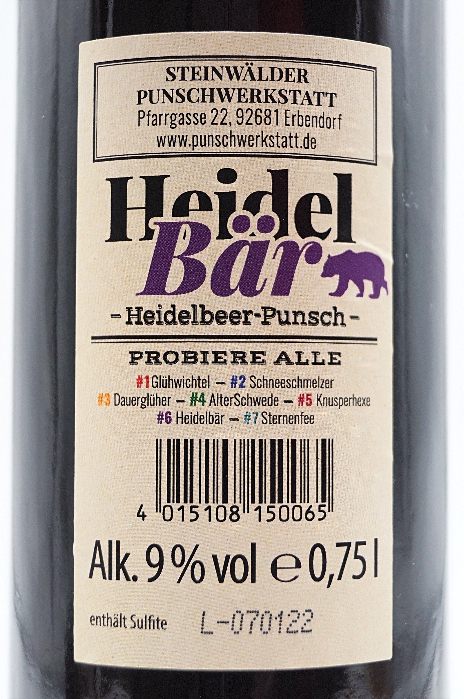  Schraml - Steinwälder Punschwerkstatt Heidelbär