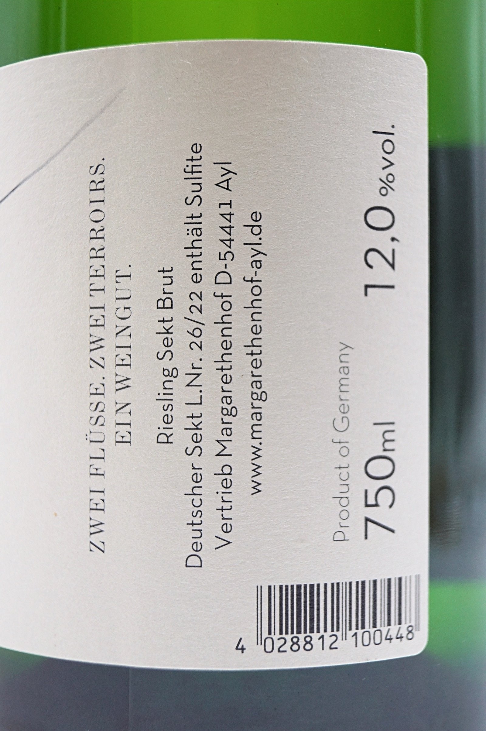  Margarethenhof - Riesling Sekt Brut