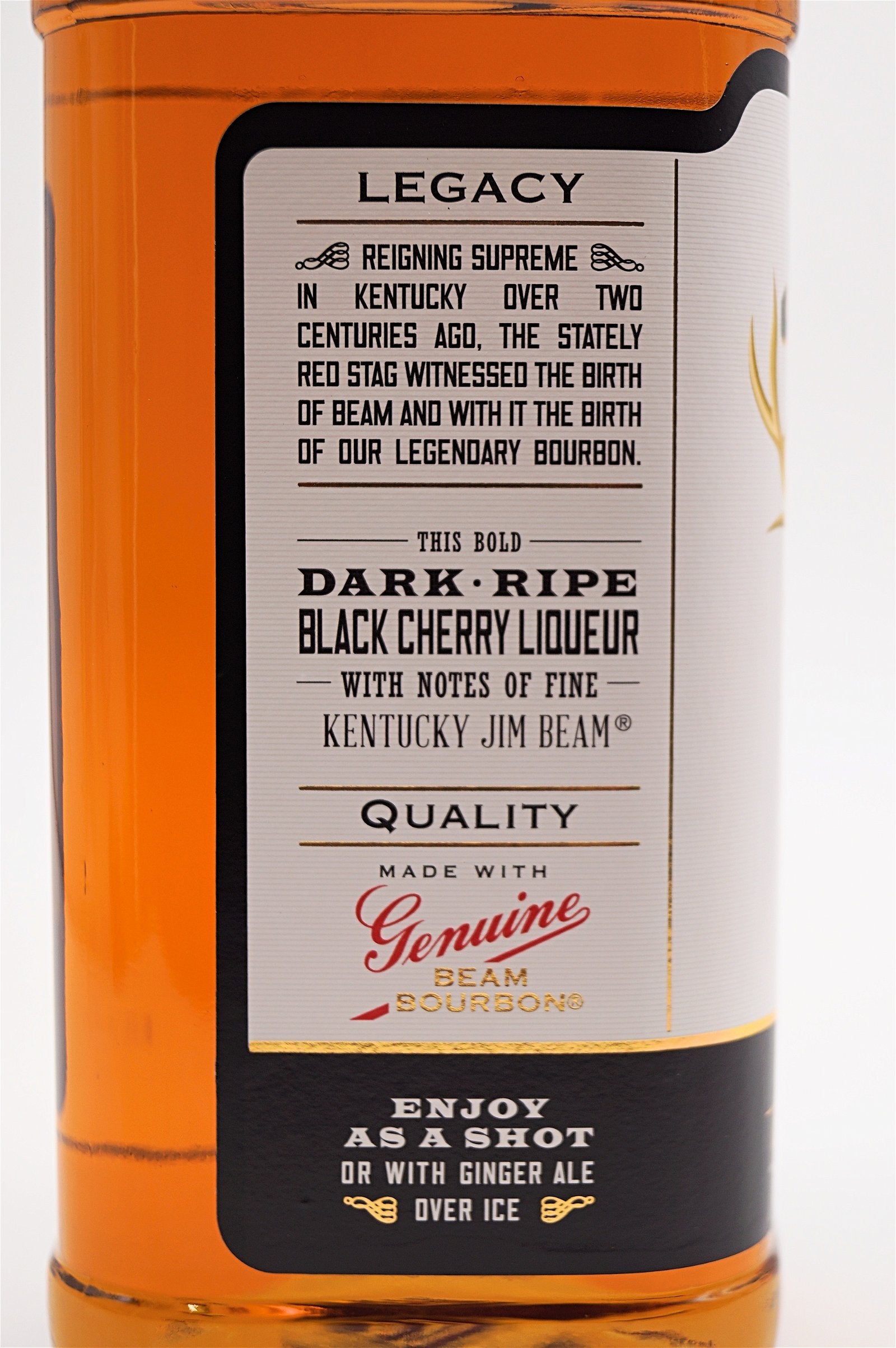  Jim Beam - Red Stag Black Cherry Kentucky Straight Bourbon Whiskey