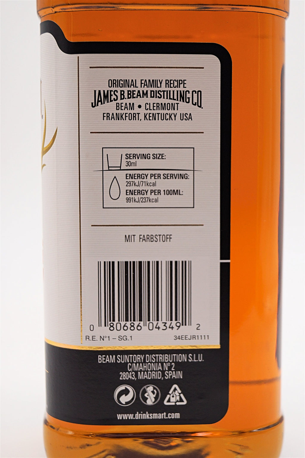  Jim Beam - Red Stag Black Cherry Kentucky Straight Bourbon Whiskey