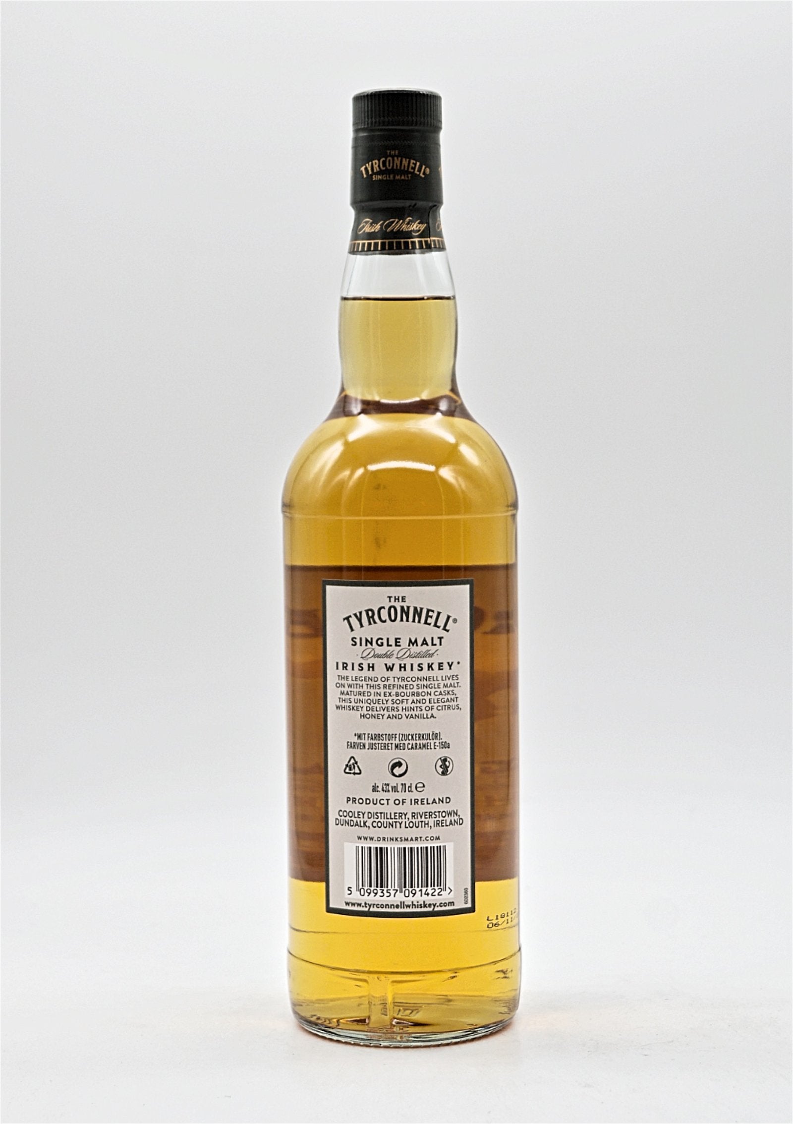  The Tyrconnell - Double Distilled Single Malt Irish Whiskey