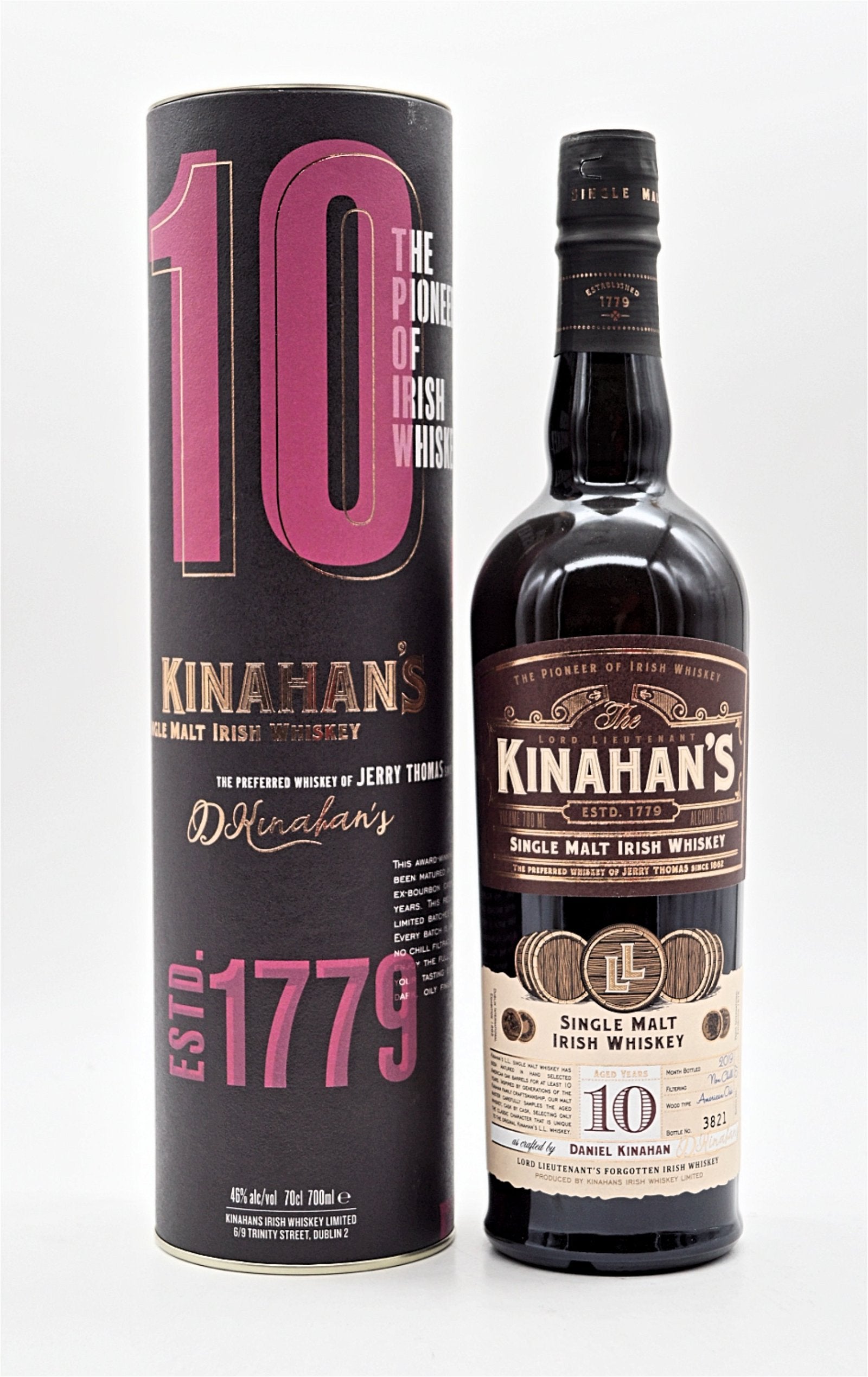  Kinahans - 10 Jahre Single Malt Irish Whiskey