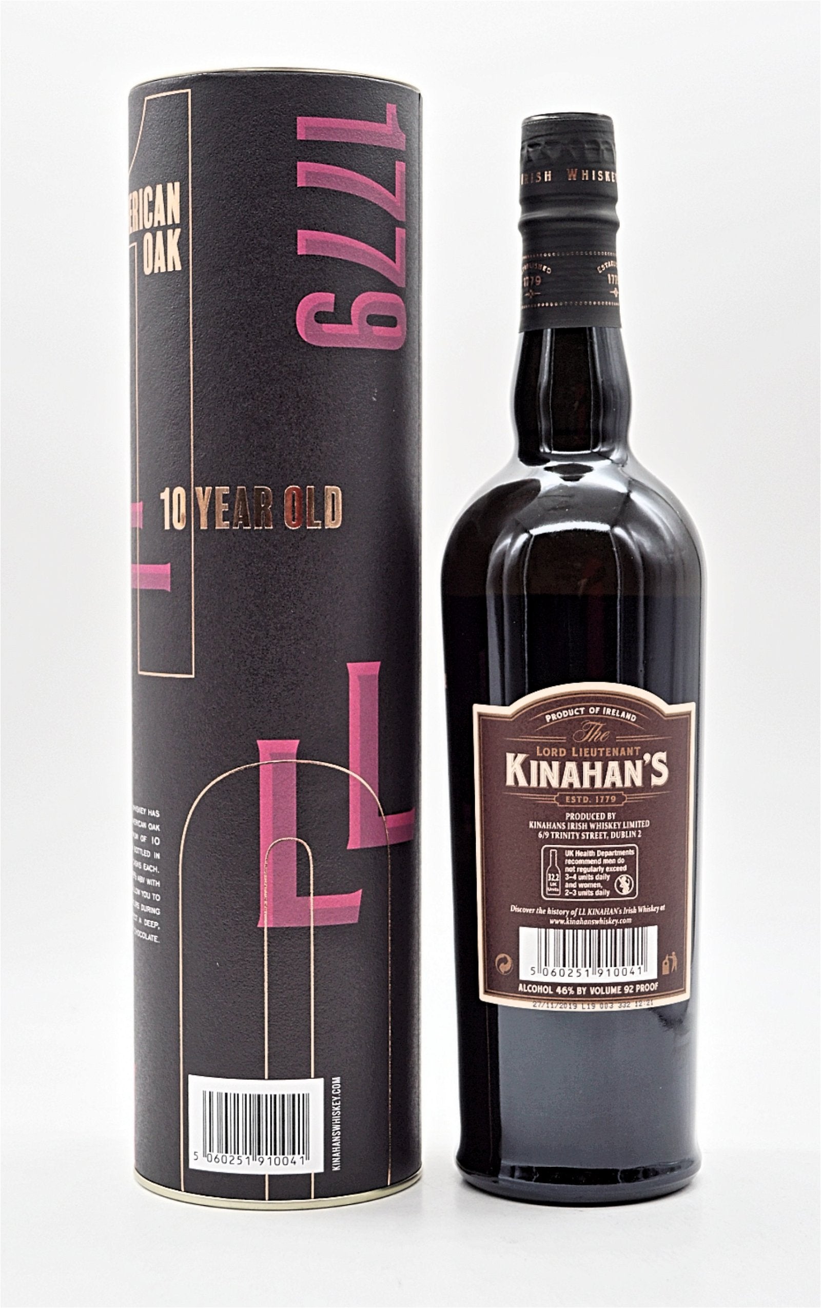  Kinahans - 10 Jahre Single Malt Irish Whiskey
