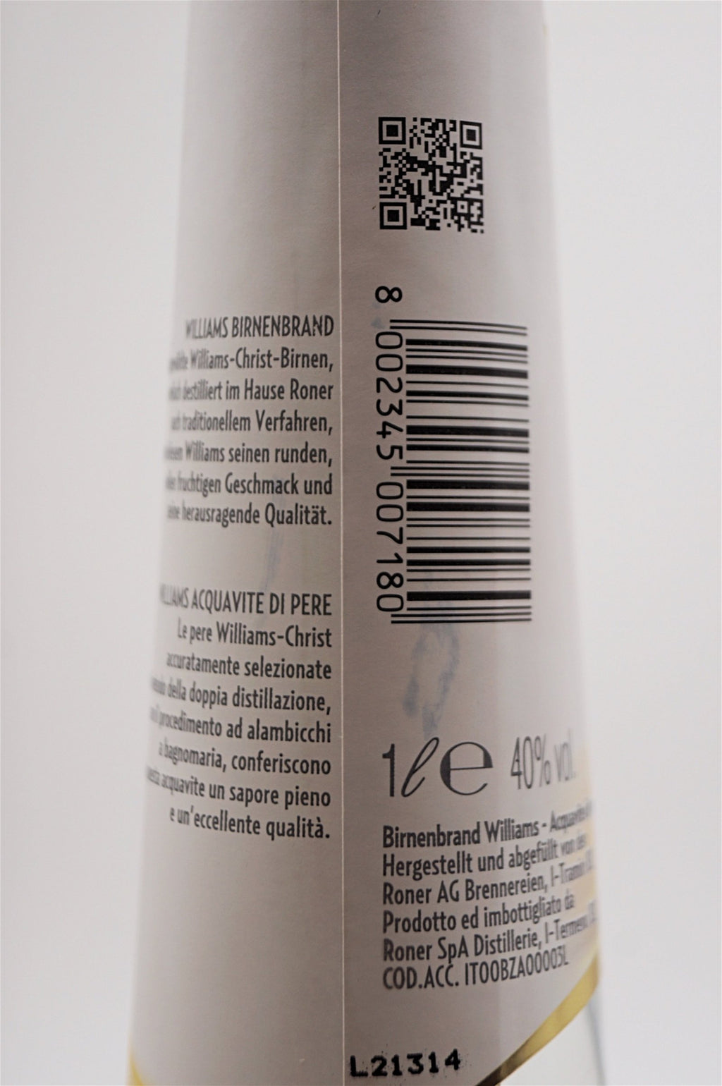  Roner - Williams Birnenbrand