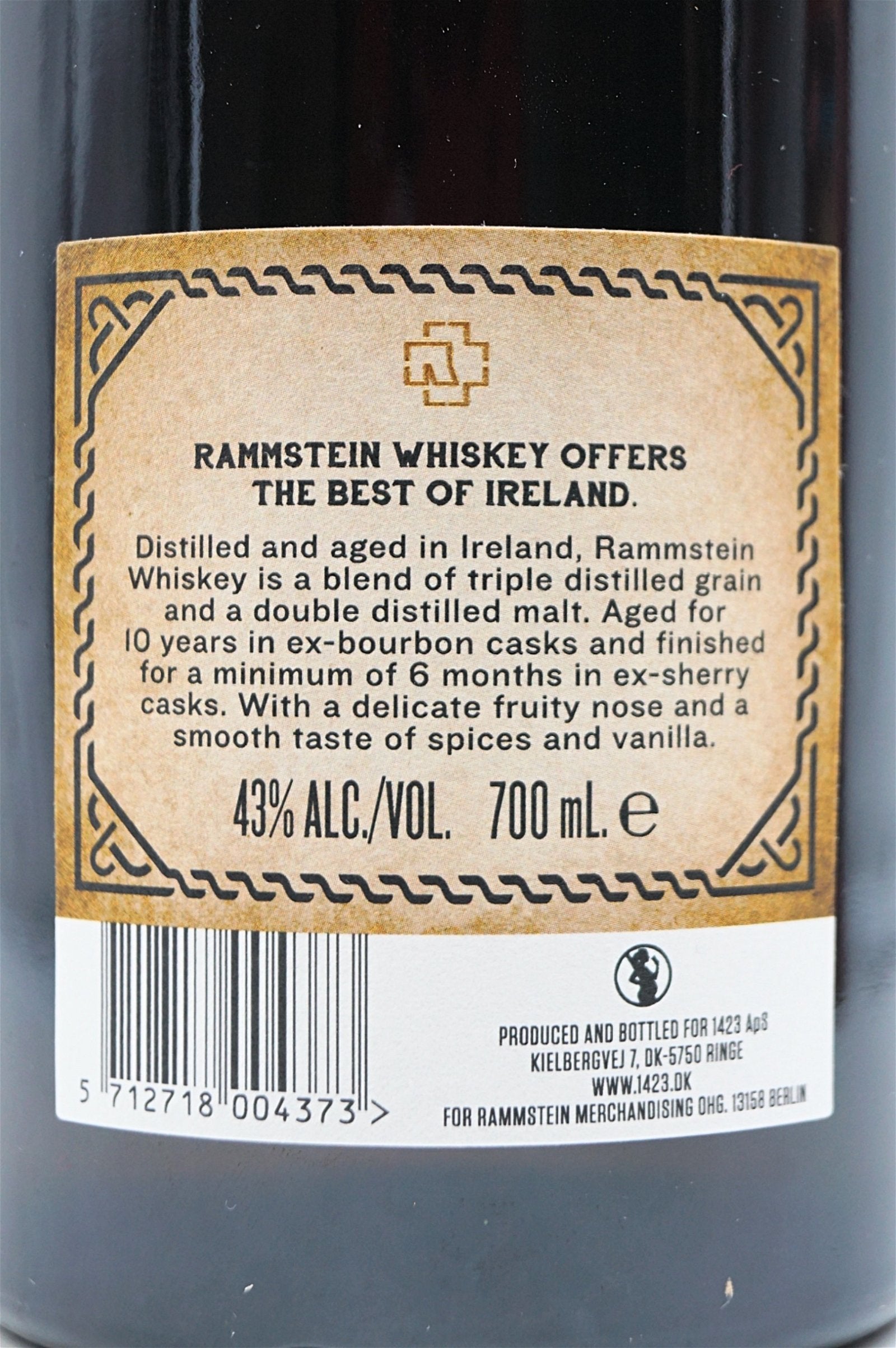  Rammstein - 10 Jahre Sherry Cask Finish Irish Whiskey