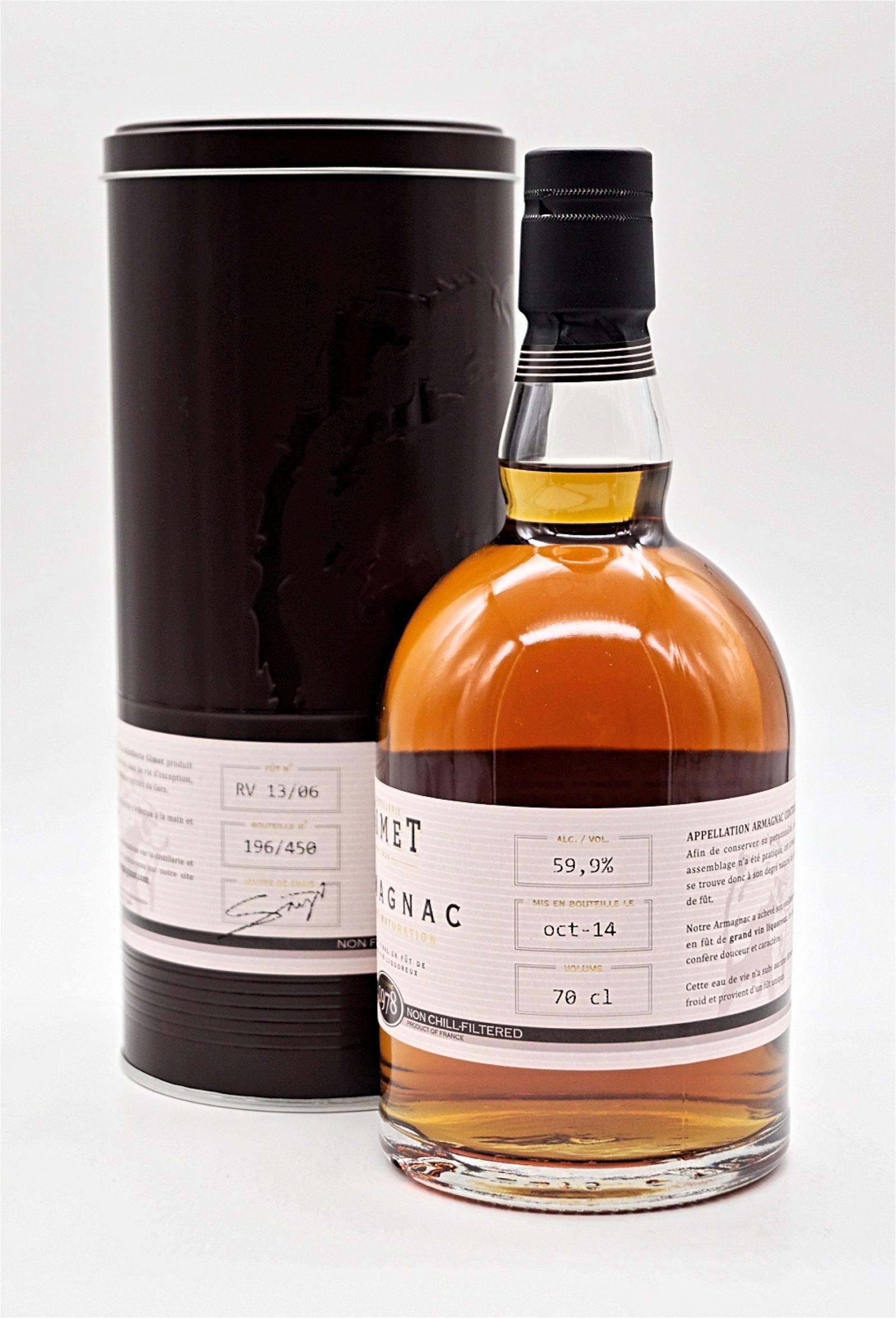  Gimet - Armagnac 1978 - Fass RV 13/06, 450 Fl.