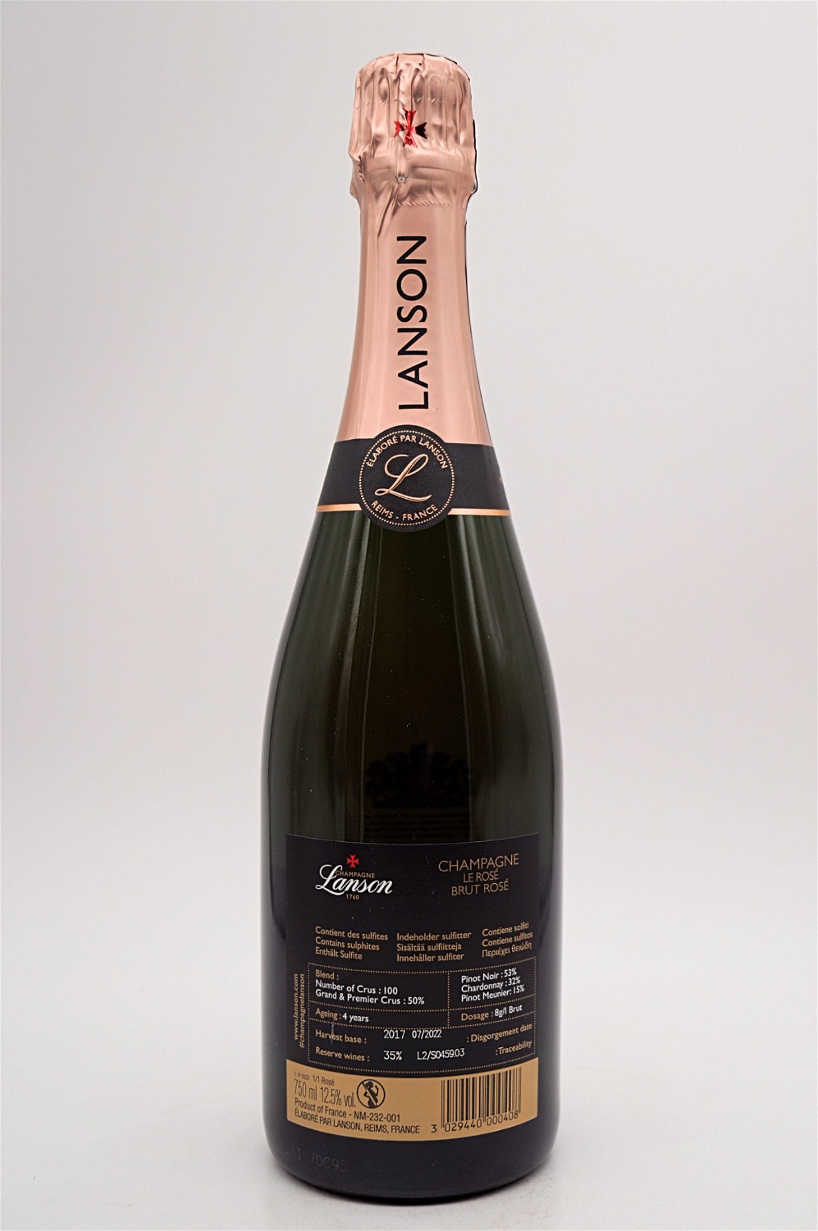  Lanson - Champagner Rose Label Brut