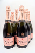  Lanson - Champagner Rose Label Brut 6 X Fl. Sparset