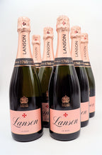  Lanson - Champagner Rose Label Brut 6 X Fl. Sparset