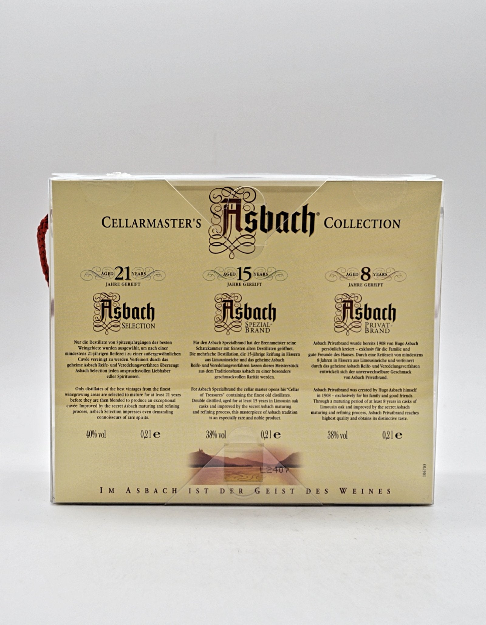  Asbach - Cellarmasters Collection (3x0,2l)