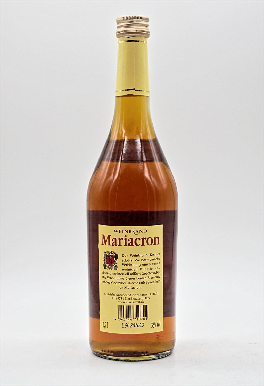  Mariacron - Weinbrand Charaktervoll Mild