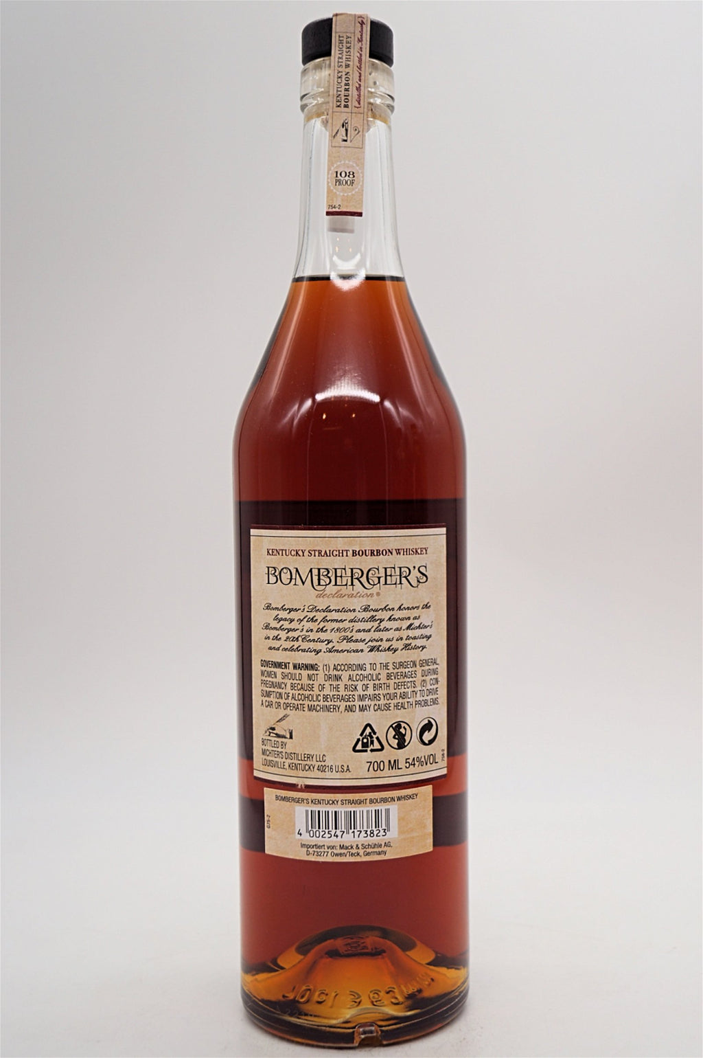  Michters - L.R. Bombergers Declaration Kentucky Straight Bourbon Whiskey