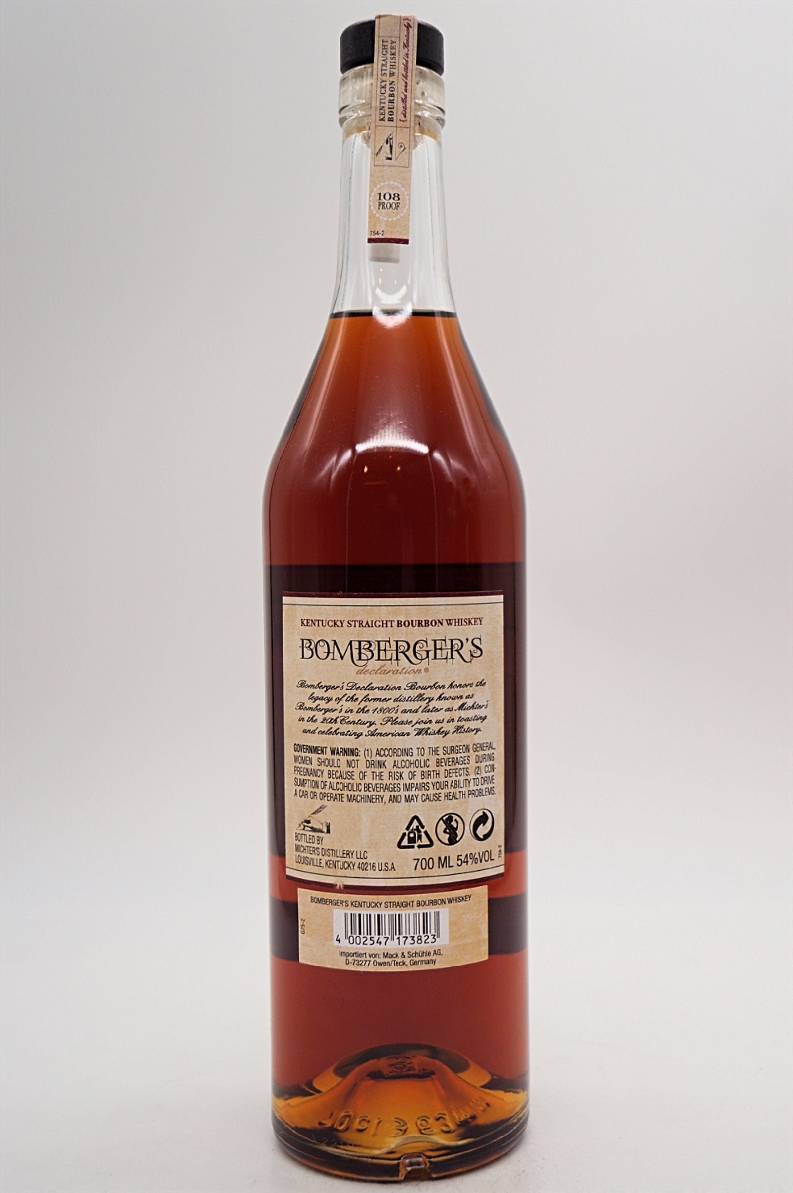  Michters - L.R. Bombergers Declaration Kentucky Straight Bourbon Whiskey