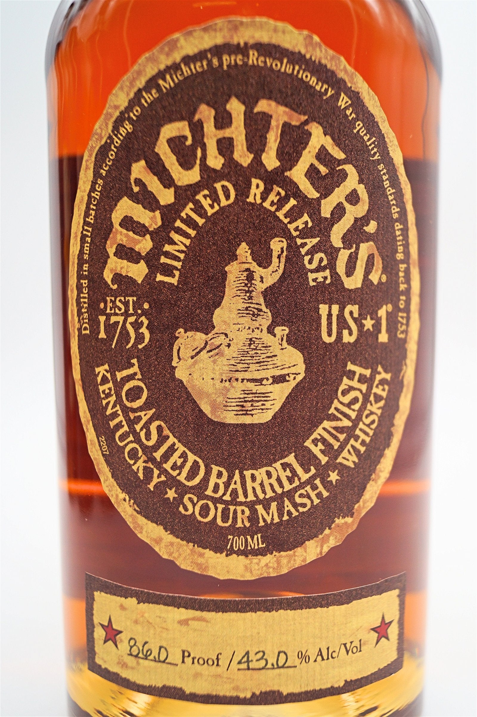  Michters - Toasted Barrel Finish Sour Mash Whiskey