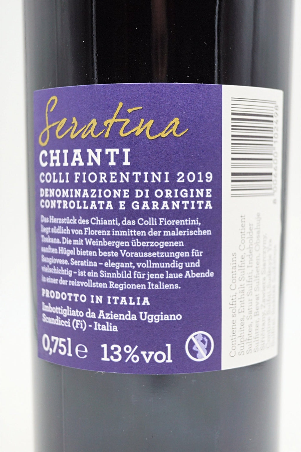  Uggiano - Chianti Colli Fiorentini DOCG Seratina 6xFl. Sparset