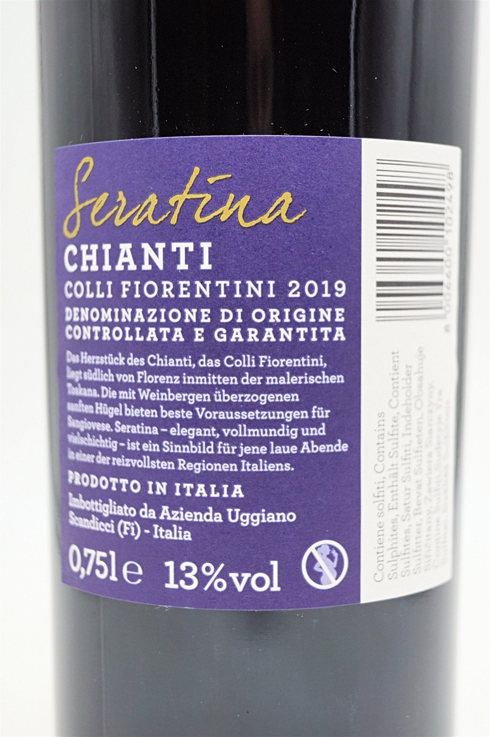  Uggiano - Chianti Colli Fiorentini DOCG Seratina 6xFl. Sparset