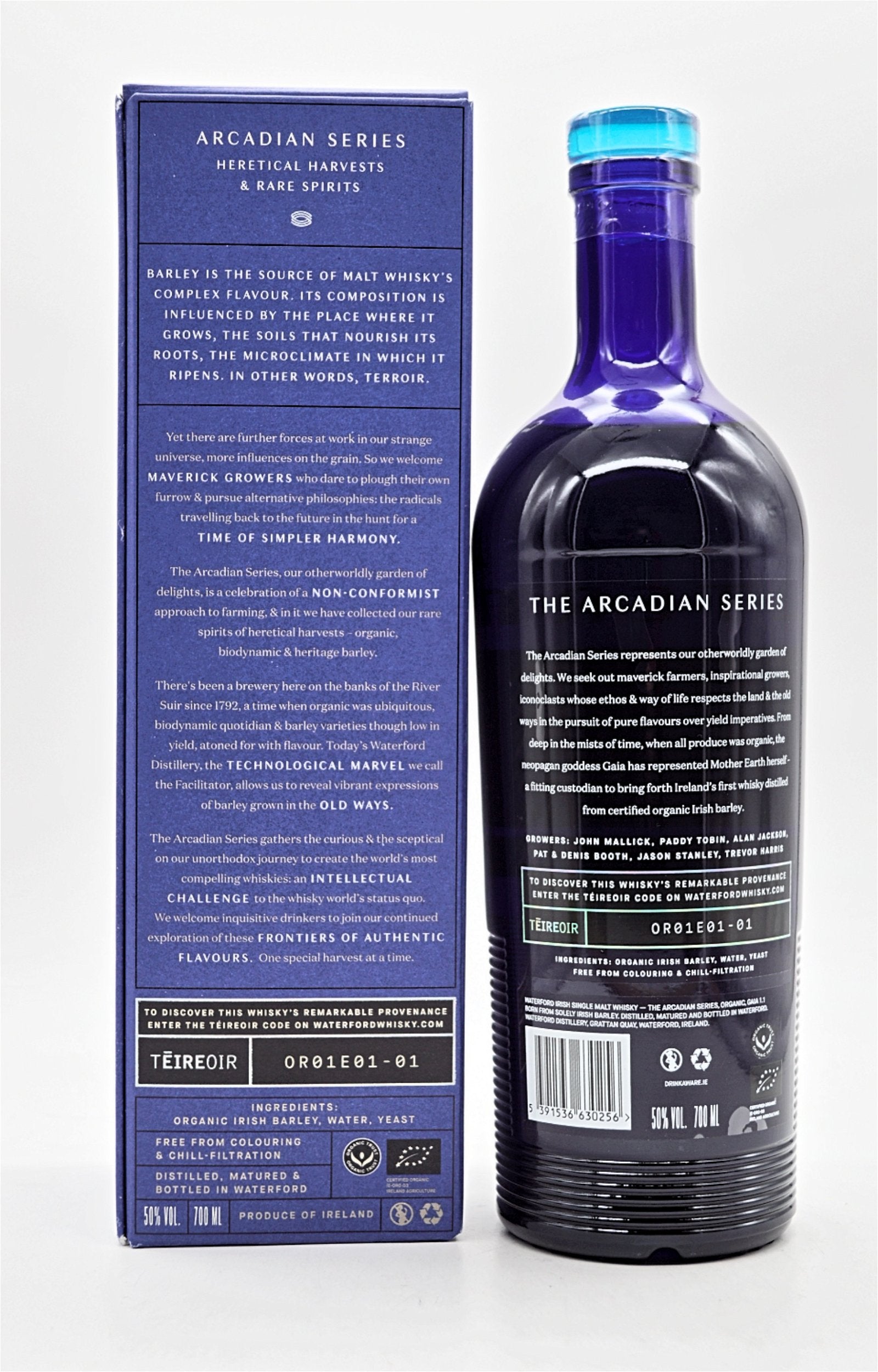  Waterford - Organic Gaia 1.1. Arcadian Series Irish Single Malt Whisky
