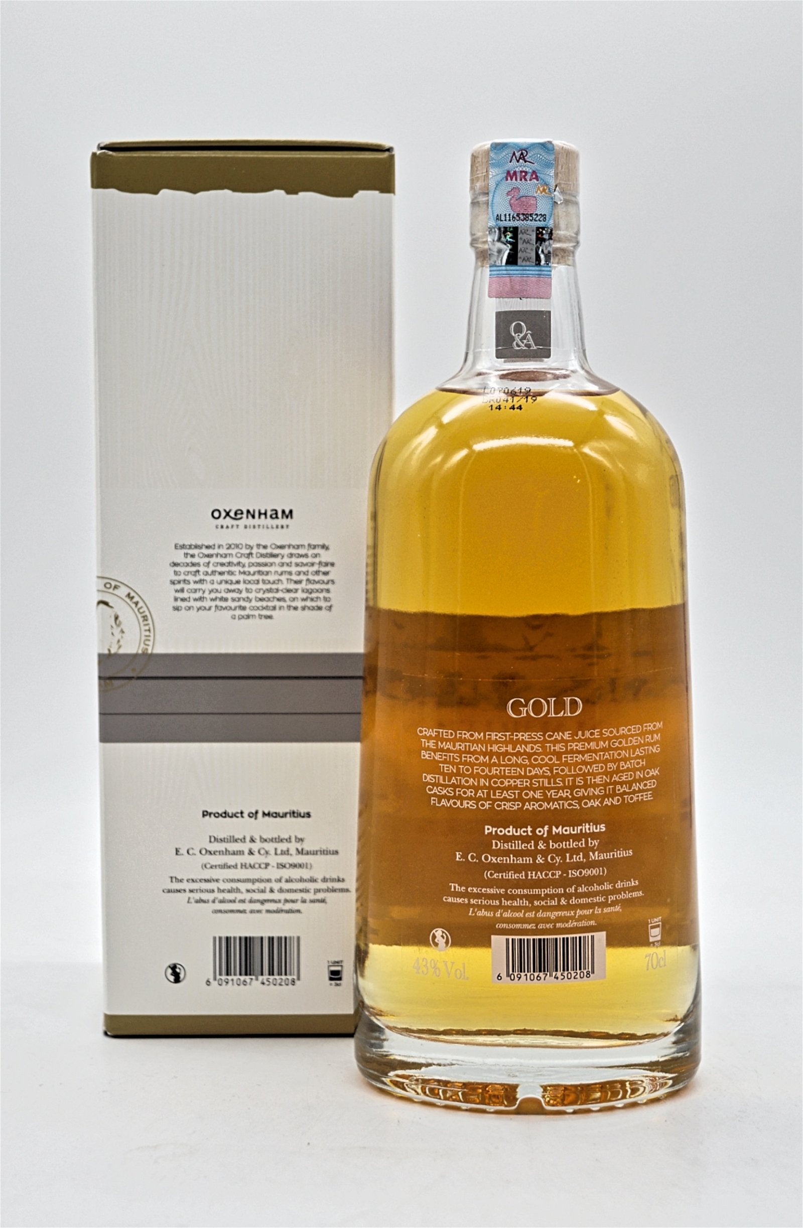  Oaks & Ames - Gold Mauritius Pure Single Rum