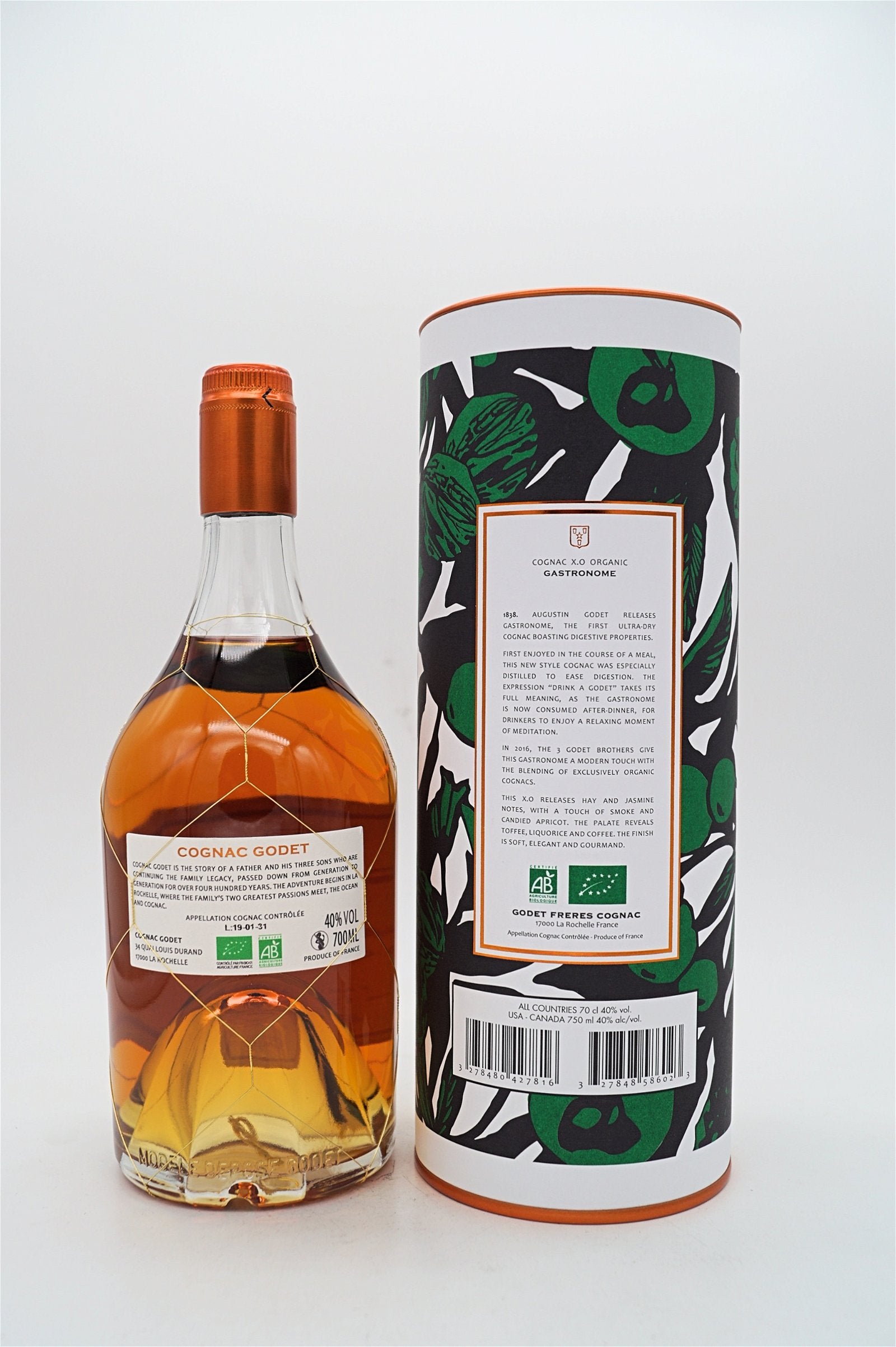  Godet - XO Organic Gastronome Cognac