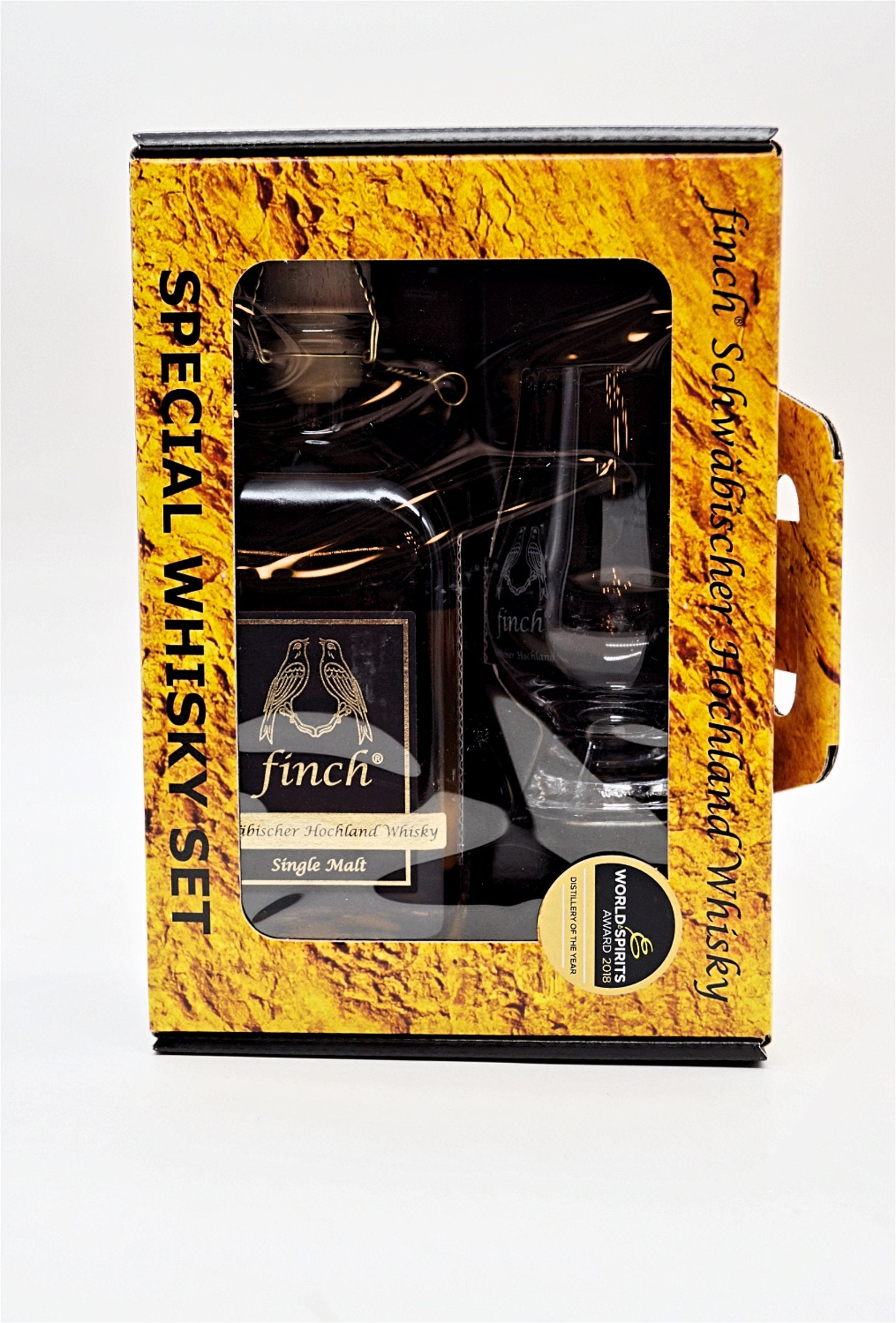  Finch - Special Whisky Set Single Malt Sherry Schwäbischer Hochland Whisky+ Finch Whiskyglas