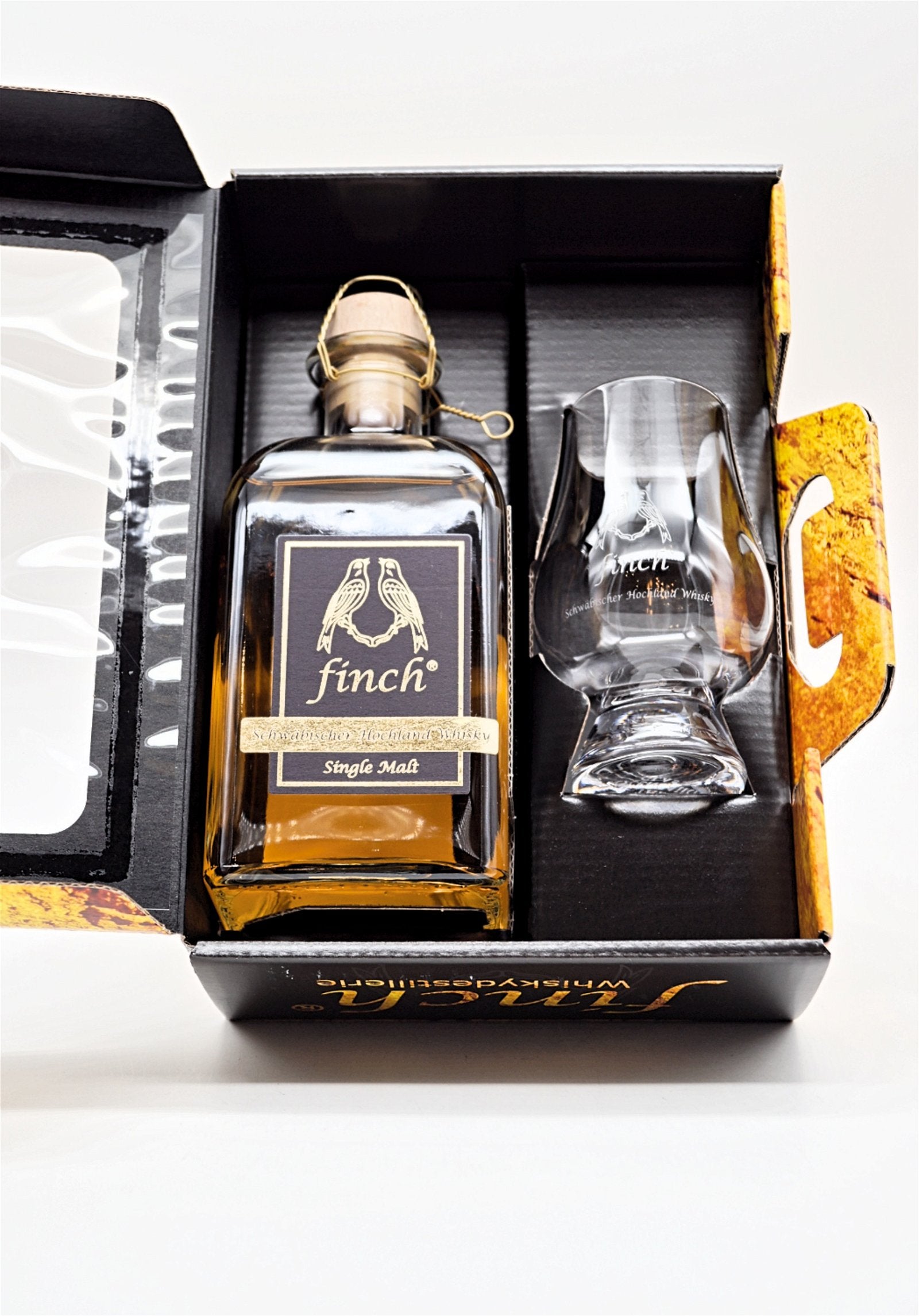  Finch - Special Whisky Set Single Malt Sherry Schwäbischer Hochland Whisky+ Finch Whiskyglas