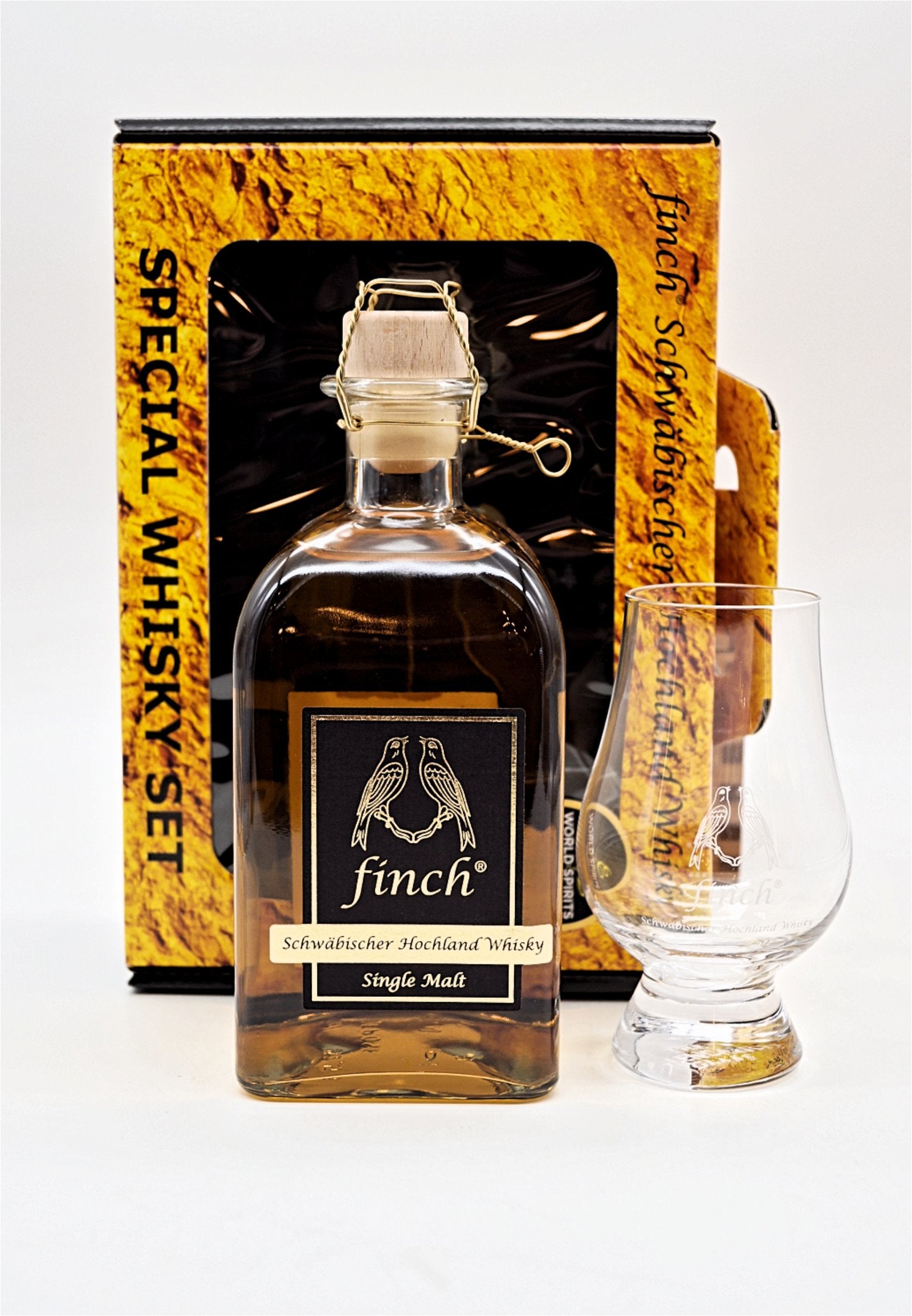  Finch - Special Whisky Set Single Malt Sherry Schwäbischer Hochland Whisky+ Finch Whiskyglas