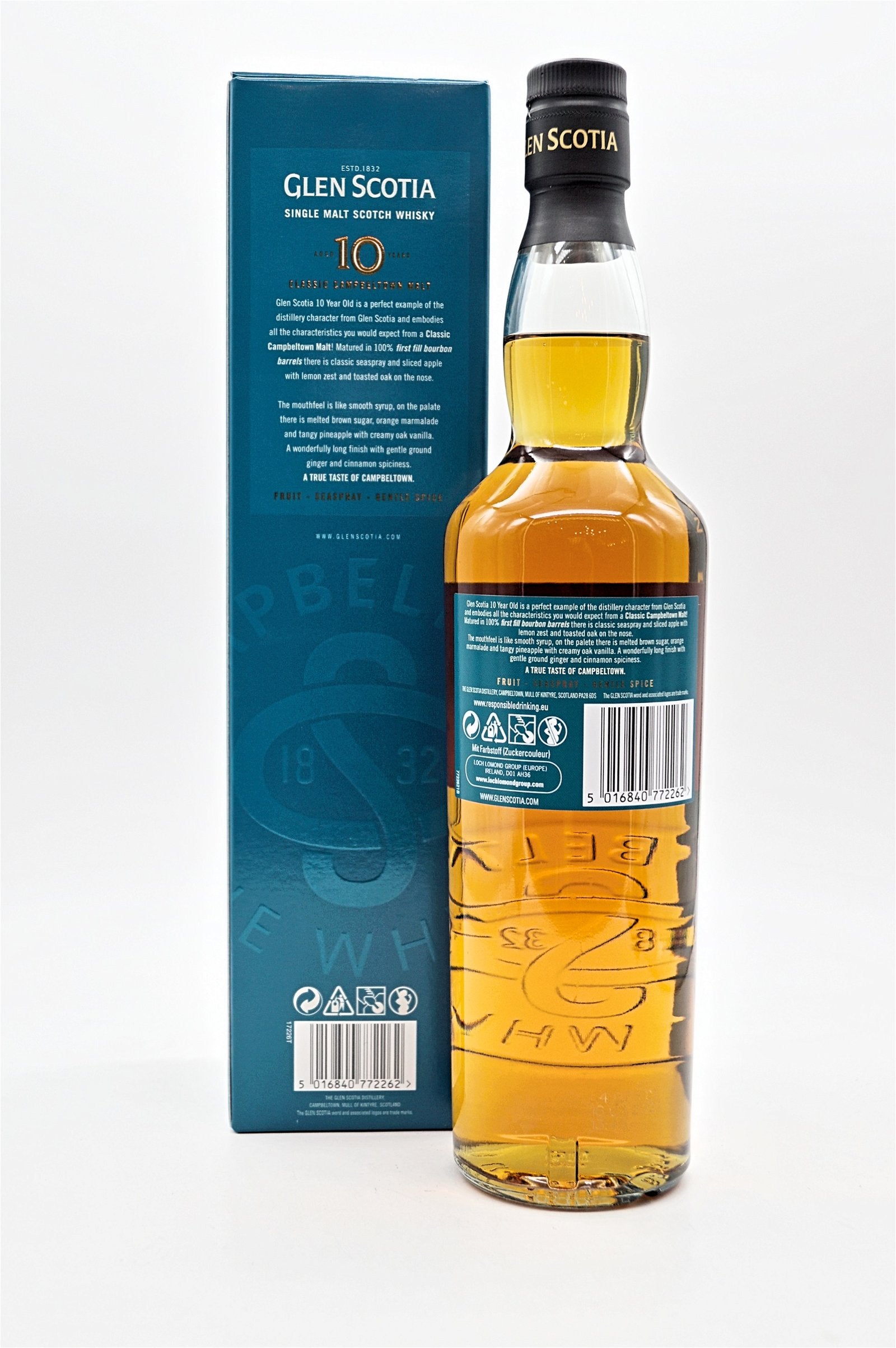  Glen Scotia - 10 Jahre Classic Campbeltown Single Malt Scotch Whisky